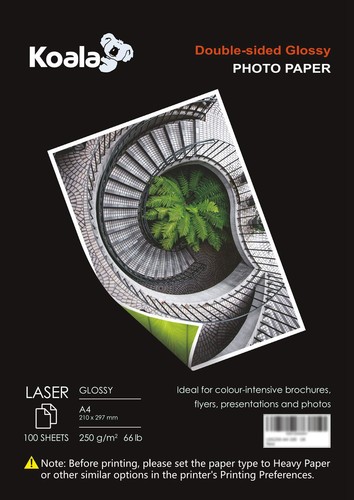 Double sided glossy laser - double,