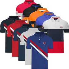 5 Pack Mens Polo Shirt Multi