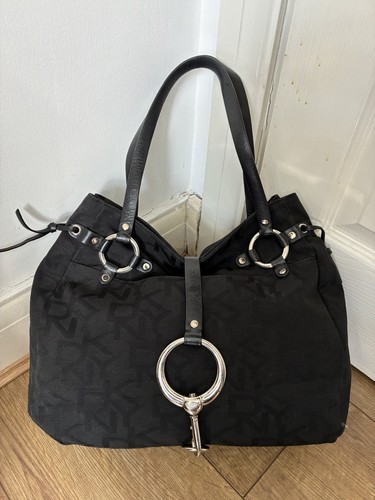 Dkny black monogram jacquard - dkny,