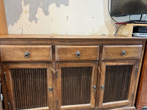 Large dark wood solid - large,