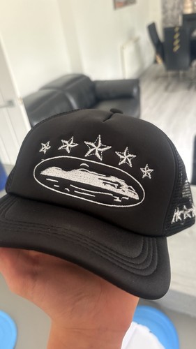 Men black cortiez hat - men’s,