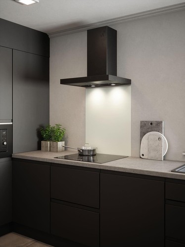 Self adhesive glass splashback - self,