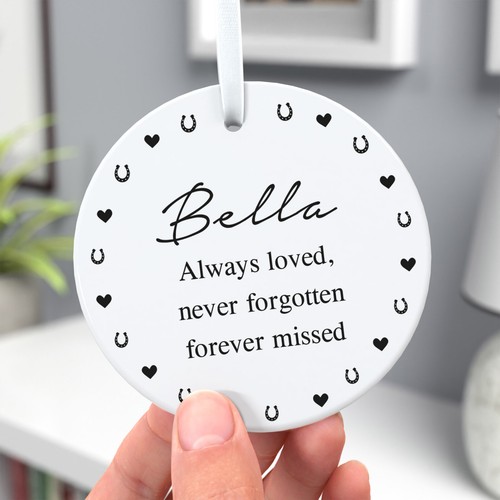 Horse memorial gift - memorial,