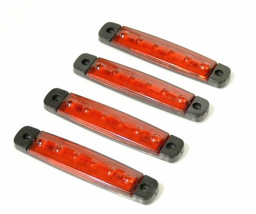 Red rear side - 4x,