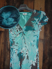 beautiful colour country casuals SILK DRESS   size 8 petite