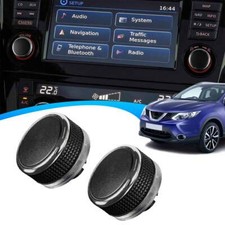 2PCS Radio Knob Button Volume