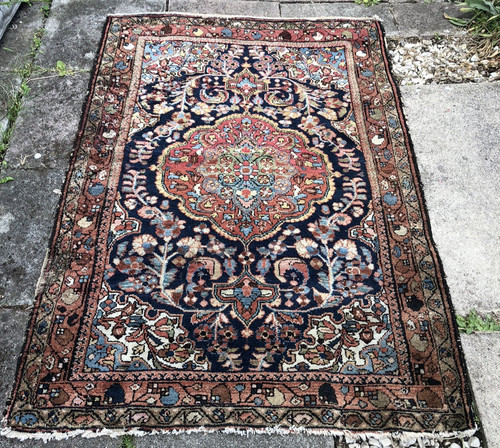 Afghan rug antique vintage - rug,