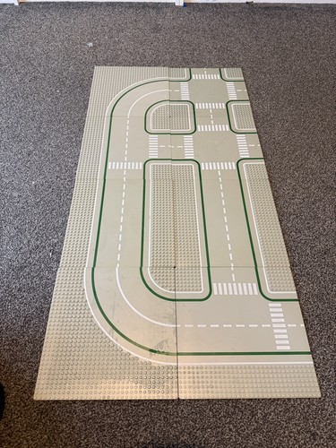 Vintage lego road base plates - base,