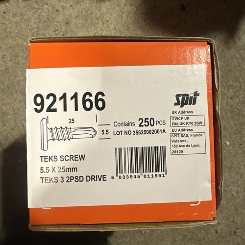 Spit teks screws - teks, 5.5mm