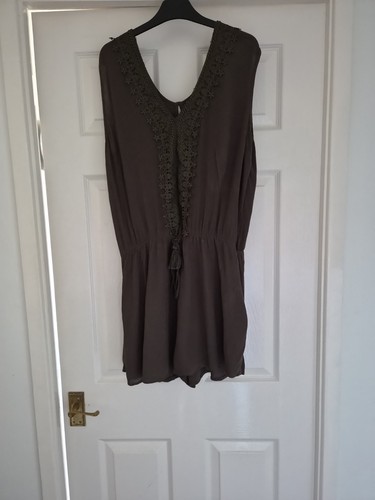 Matalan khaki green playsuit - khaki,