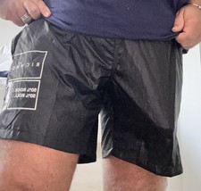 Richmond Shiny Wet look lined Swim Shorts black  XXL Used