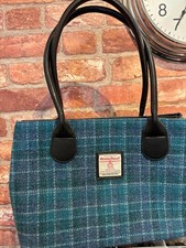 Harris Tweed Blue Tartan