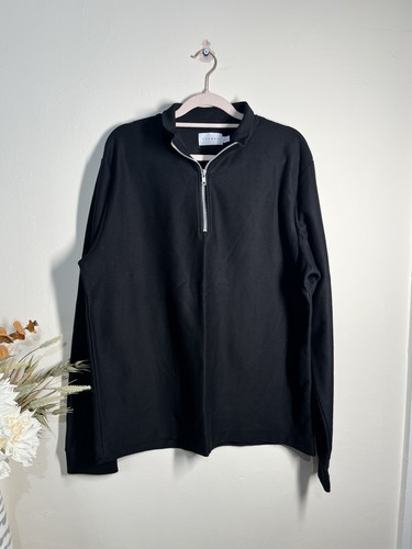 Topman black jumper half zip - topman,