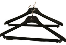 Black plastic coat suit - coat,