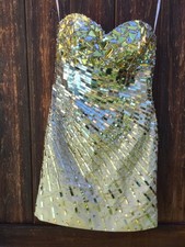 Beautiful Womens Silver Dress