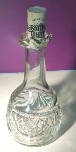 Glass brandy decanter - glass,