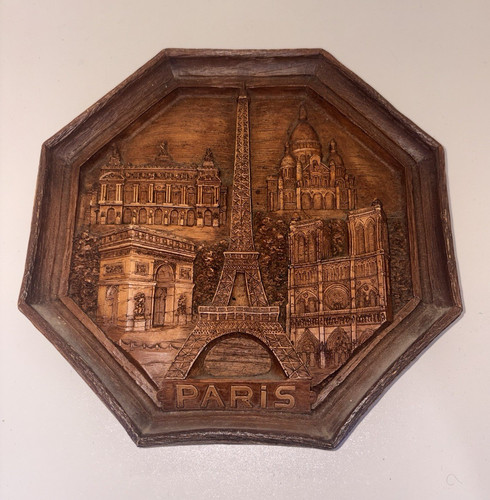 Wood carved octagonal paris - octagonal,