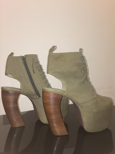Stunning leather lita khaki - leather,