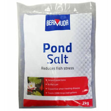 Bermuda Pond Salt Tonic 2kg, treats 2000 Litres Reduce Stress pH Fish Koi 