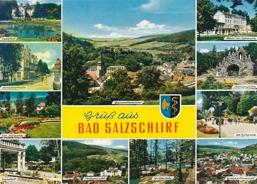Old postcard greetings from