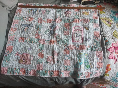 Handmade quilted lap piece - handmade,