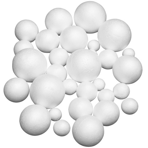 Polystyrene foam balls - 30, pcs