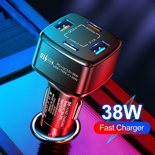 38w type usb fast - type, c/usb