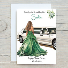 Personalised Prom Card School