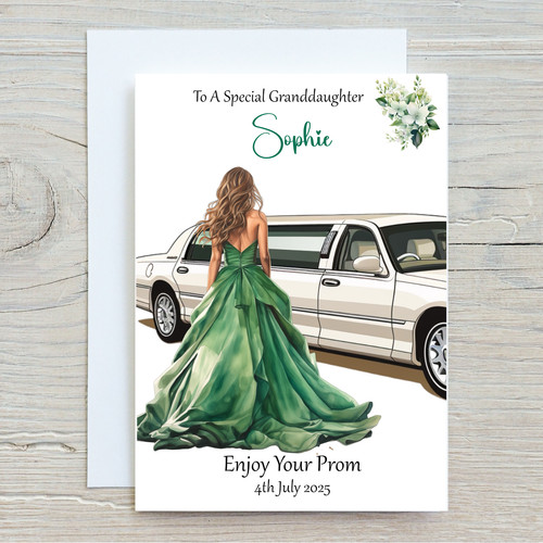 Personalised prom card school - prom,