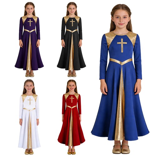 Girls tunic church robe - girls,