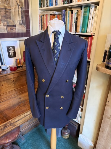 Double breasted navy blazer - double,