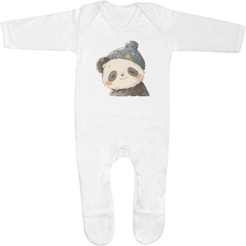 Cute panda wearing beanie - panda,