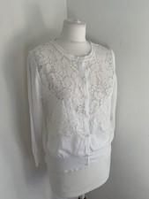 Tara Jarmon lace knit cardigan