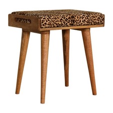 Leopard Print Velvet Tray Top