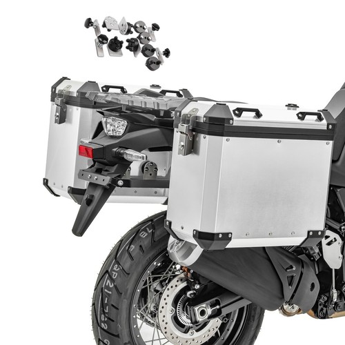Aluminium panniers set - set, for