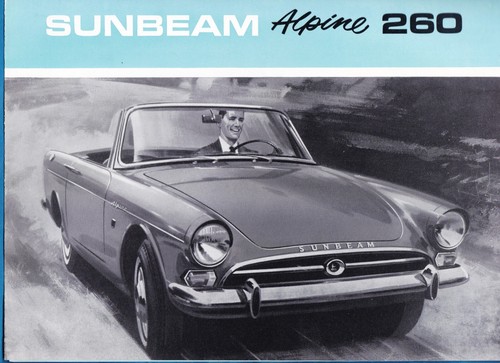 Rare vintage sunbeam alpine - rare,
