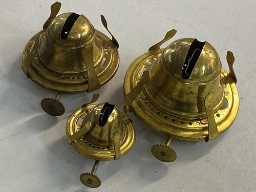 Solid brass lamp burner - solid,
