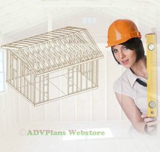 12X16 GABLE ROOF BACKYARD SHED