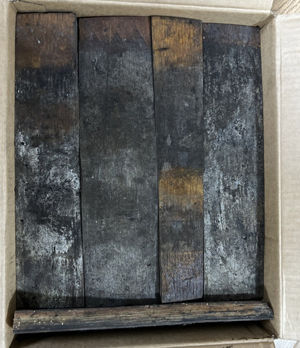 Oak whisky barrel staves - whisky,