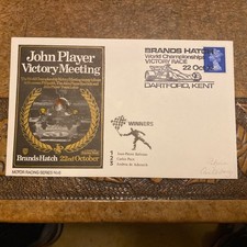 GB 1972 Brands Hatch John Player Victory Event Cover + 22 Oct 72, Dartford SHS