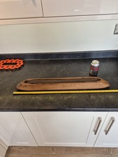 Huge 28 Inch Vintage Wooden Boat Weaving Loom Shuttle. URQUHART LINDSAY DUNDEE 