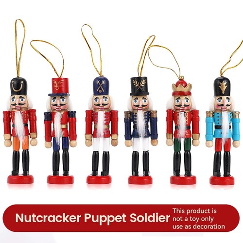 6pcs 12cm wooden - 6pcs,