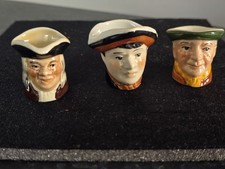 Miniture Toby Jug X3 Tony Wood