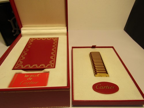 Cartier lighter gold red - cartier,