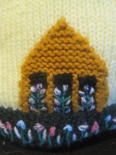 HAND KNITTED PADDED VINTAGE