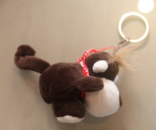 Home monkey soft toy - home,