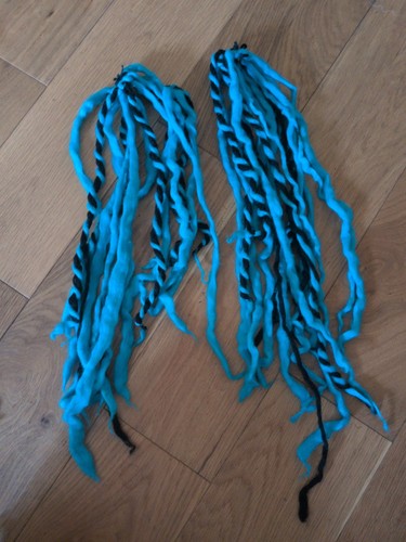 Blue turquoise dreadlocks - dreadlocks,