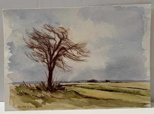 Vintage watercolour painting - vintage,