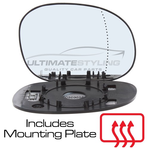 Wing mirror glass peugeot - mirror, 206