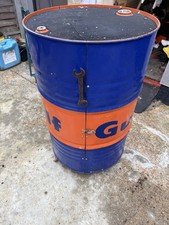 Oil drum mini bar mancave